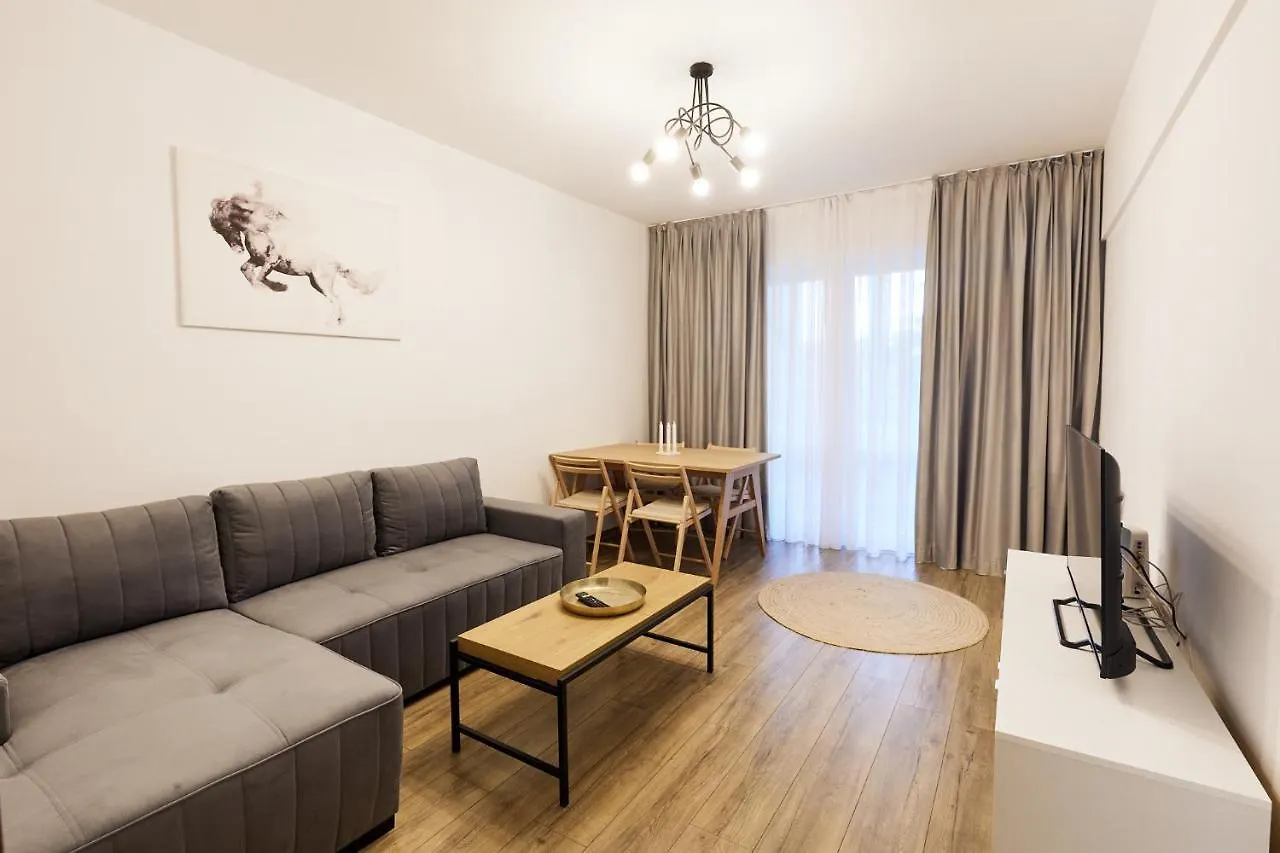 דירות בוקרשט Cozy Minimal Apartament Center.